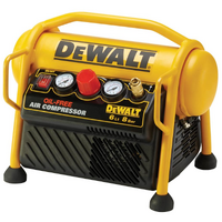 DEWALT DPC6MRC-QS - Compresseur d'air &eacute;lectrique compact portatif,  oil-less - Moteur 1.5 CV - 6 L