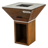 Colorado - Barbecue &agrave; bois en corten