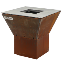 Top Line Gringo B038 - Barbecue &agrave; bois en corten