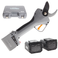 S&eacute;cateur de taille &agrave; batterie Volpi KV390 - 2 Batterie de 21,6 V et 2.5 Ah