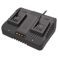 Chargeur standard WORX WA3772 - 20V - Double attache