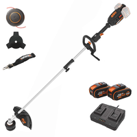 Worx NITRO WG186E - D&eacute;broussailleuse multifonction &agrave; batterie - 2x20V/4Ah