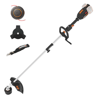 Worx NITRO WG186E.9 - D&eacute;broussailleuse multifonction &agrave; batterie - SANS BATTERIE ET SANS CHARGEUR