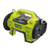 Ryobi R18I-0 - Compresseur &agrave; batterie portatif - 18V - SANS BATTERIE ET SANS CHARGEUR