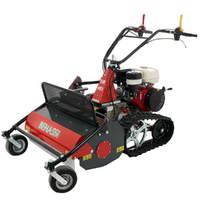 Benassi T750 HD - Tondeuse d&eacute;broussailleuse &agrave; couteaux sur chenilles - Honda GX390