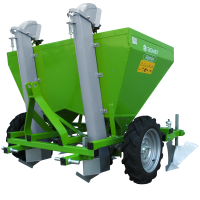 Bomet Gemini - Planteuse de pommes de terre double rang - Roues en caoutchouc