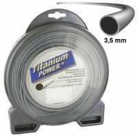 Fil pour débroussailleuse professionnelle Titanium Ø 3,5 mm - 41 m rond