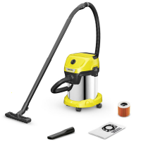 Karcher WD 3 S V-17/4/20 - Aspirateur multifonction - Acier INOX - 17 L