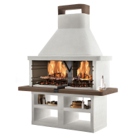 Palazzetti Argos - Barbecue en ma&ccedil;onnerie 3 en 1