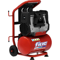 Fiac Magnum XS258 - Compresseur d'air &eacute;lectrique monophas&eacute; insonoris&eacute;, oil-less - Moteur  2 CV - 10 L