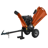 Wortex Drake D420/120L-E - Broyeur de branches thermqiues  - Moteur Loncin G420F avec d&eacute;marrage &eacute;lectrique