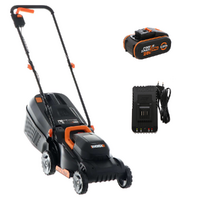 Worx WG730E - Tondeuse &agrave; gazon &agrave; batterie - 20V/4Ah - Coupe 30 cm