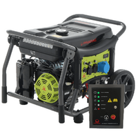 Pramac WX 6200 ES ATS - Groupe &eacute;lectrog&egrave;ne &agrave; essence sur chariot 5.8 kW - Continu 5.3 kW Monophas&eacute; + ATS