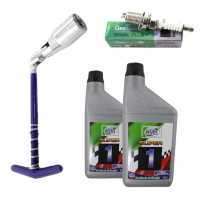 Set de rechange et accessoires d'entretien pour moteur &agrave; essence (jusqu'&agrave; 20 CV)