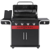 Char-Broil Gas2Coal 2.0 4B - Barbecue &agrave; gaz et charbon