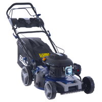 BullMach ACHILLE 51 - Tondeuse &agrave; gazon thermique tract&eacute;e - 4 en 1 -  Moteur de 224 cc - D&eacute;marrage &eacute;lectrique