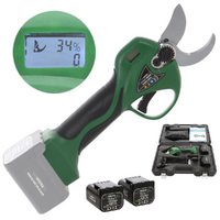 S&eacute;cateur de taille &agrave; batterie GreenBay TopCut 32 - 2 batteries de 16.8V - 2Ah - Diam&egrave;tre de coupe 32 mm