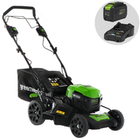 Greenworks GD48LM46SP - Tondeuse &agrave; gazon autotract&eacute;e &agrave; batterie 48V/4Ah - Coupe 46 cm