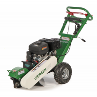 GreenBay Deep LE-330 - Rogneuse de souches - Moteur Loncin 420 cm3 avec d&eacute;marrage &eacute;lectrique - Roue de coupe avec 8 fraises en carbure de tungst&egrave;ne