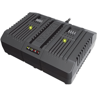 Chargeur de batterie double et rapide WORX 20V - 2 + 2Ah