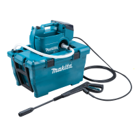 Nettoyeur haute pression &agrave; batterie avec cuve Makita DHW080ZK - SANS BATTERIE NI CHARGEUR