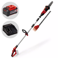 Einhell GE-HC 18 Li T - &Eacute;lagueuse - Taille-haie sur perche t&eacute;lescopique &agrave; batterie 18 V 5.2 Ah