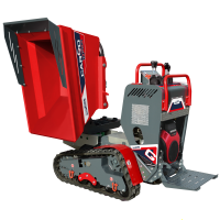 Brouette &agrave; moteur sur chenilles AgriEuro Top-Line CARGO J 10000 HEDT 4.0 avec joystick - Honda GXe630