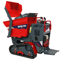 Brouette &agrave; moteur sur chenilles AgriEuro Top-Line RAPTOR 6800 HD - Honda GX270 - Avec pelle