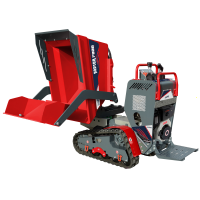 Brouette &agrave; moteur sur chenilles AgriEuro Top-Line RAPTOR 7800 YEDT - Yanmar L100E - Avec pelle