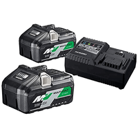Booster Pack HIKOKI - 2 batteries Multivolt (36V-18V) 2.5Ah + chargeur rapide