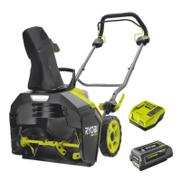 Ryobi RY36STX45A-140 - Fraise &agrave; neige &agrave; batterie - MAX POWER 36V 4Ah