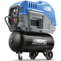 Abac Spinn D 2.2 90W 10 230/50 - Compresseur rotatif à vis monophasé silencieux - Moteur 3 CV- 90 L