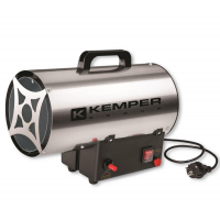 G&eacute;n&eacute;rateur d'air chaud &agrave; gaz Kemper 65311 INOX avec d&eacute;marrage &eacute;lectrique
