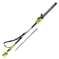 Taille-haies &agrave; batterie sur perche de rallonge RYOBI RY36PHT50A-0 36V - lame de 50cm - SANS BATTERIE NI CHARGEUR