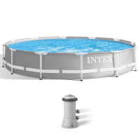 Intex Prisma Frame 26712NP - Ø366x76 cm - Piscine Ronde + Épurateur à cartouche