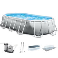 Intex Prisma Frame 26796NP - 503x274x122 cm - Piscine Ovale