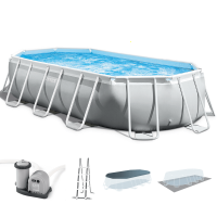 Intex Prisma Frame 26798NP - 610x305x122 cm - Piscine Ovale