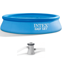 Intex Easy Set 28122NP - Ø305x76 cm - Piscine gonflable + Pompe filtre