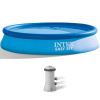 Intex Easy Set 28142NP - Piscine gonflable + &Eacute;purateur &agrave; cartouche