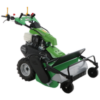 Lampacrescia MGM TTR886 - Tondeuse d&eacute;broussailleuse &agrave; couteaux - Roues jumel&eacute;es - Honda GX390 Pentes fortes