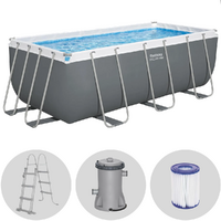 Bestway Power Steel 56456 - 412 x 201 x 122 cm - Piscine hors-sol