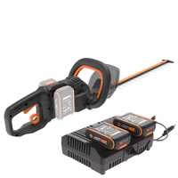 Taille-haie &agrave; batterie Worx Nitro WG286E - 2x 20V 2Ah - lamier 60 cm en acier