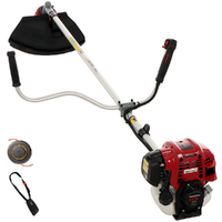 EuroMech HO 50 C - D&eacute;broussailleuse &agrave; essence 4 temps avec guidon &agrave; double poign&eacute;e  - Moteur Honda GX50