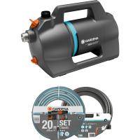 Gardena 4200 Silent - Pompe &eacute;lectrique de jardin pour arrosage - 600 W - Kit avec tuyaux et raccords