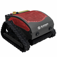 BlueBird FM 23-53 - Robot tondeuse sur chenilles hybride (thermique + batterie) - Radiocommandé