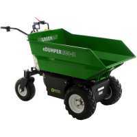 GREENBAY eDumper 500-H -Brouette &eacute;lectrique &agrave; batterie - 48V 32Ah - Basculement hydraulique