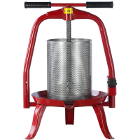 Baesso V20 - Pressoir &agrave; fruits Manuel - Pressoir &agrave; vis - Fruits et l&eacute;gumes - 9 Lt