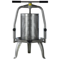 Baesso V25 Inox - Pressoir &agrave; fruits Manuel - Pressoir &agrave; vis - Fruits et l&eacute;gumes - 20 Lt