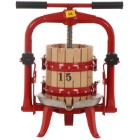 Baesso F15 - Pressoir &agrave; vis pour fruits et l&eacute;gumes 6 L &ndash; Cage en bois