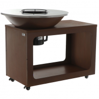 RoyalFood COR-4250 - Barbecue &agrave; bois en corten
